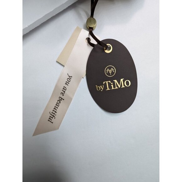 ByTiMo Cottagecore Top Ditsy Floral Milkmaid Square Neckline Peplum M NWT - Picture 12 of 12